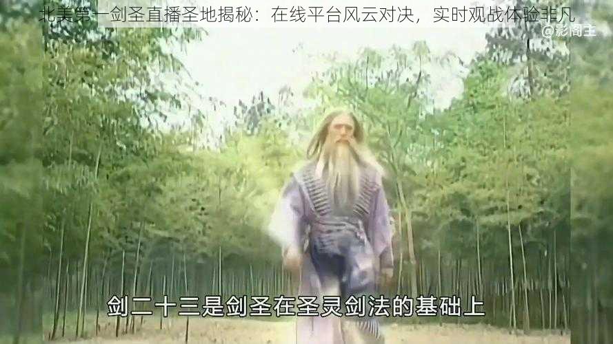 北美第一剑圣直播圣地揭秘：在线平台风云对决，实时观战体验非凡