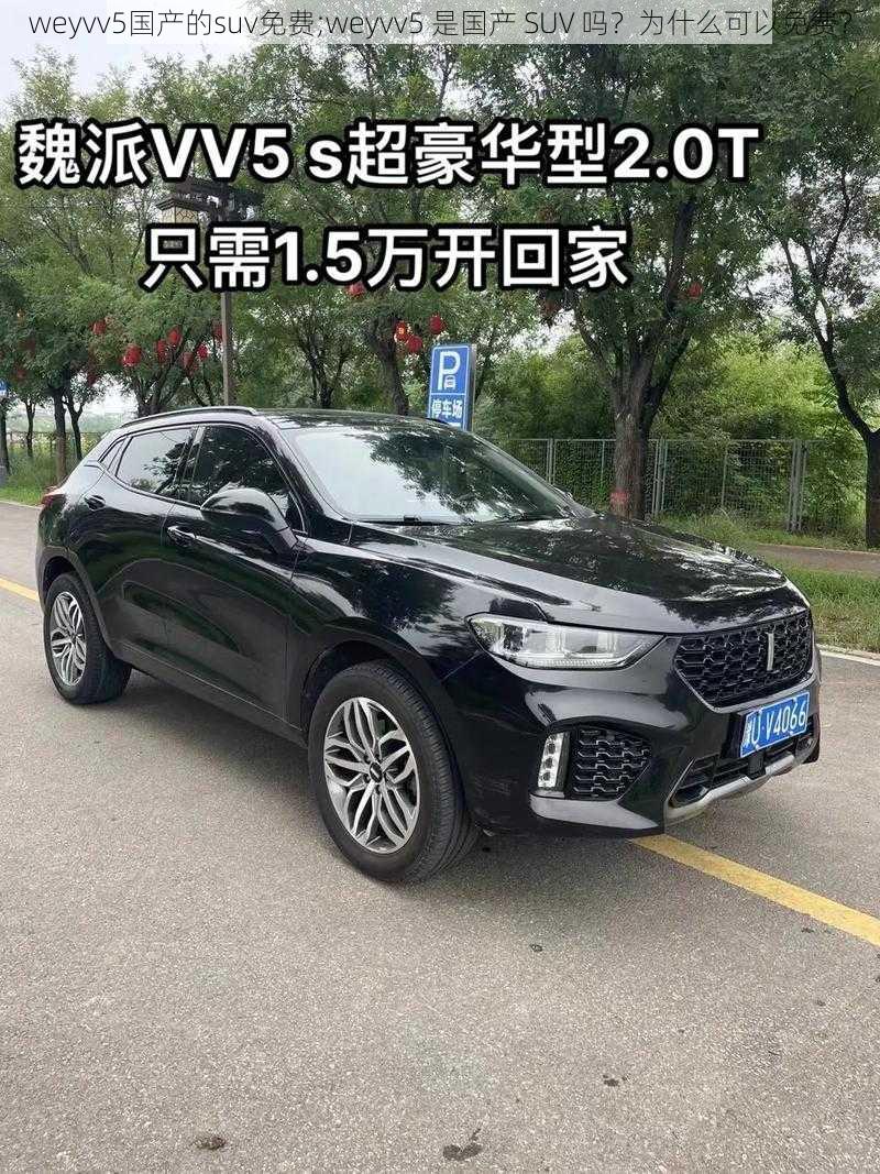 weyvv5国产的suv免费;weyvv5 是国产 SUV 吗？为什么可以免费？