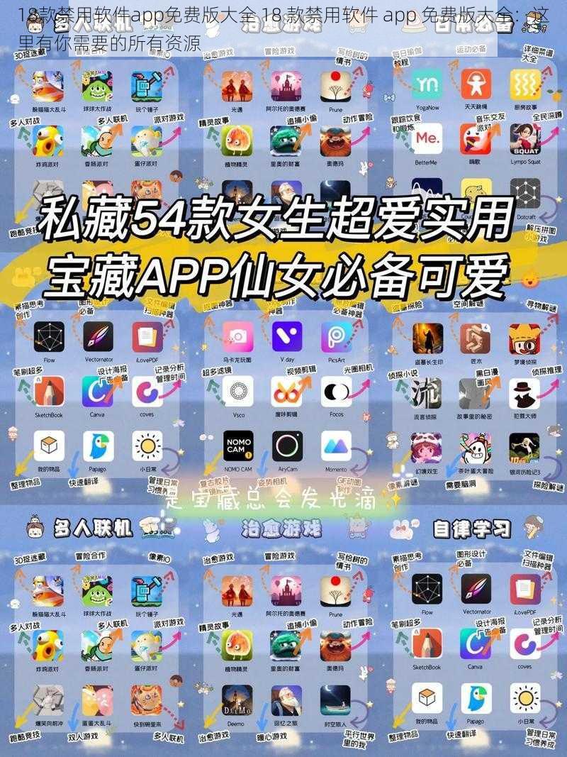 18款禁用软件app免费版大全 18 款禁用软件 app 免费版大全：这里有你需要的所有资源