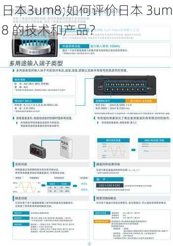 日本3um8;如何评价日本 3um8 的技术和产品？