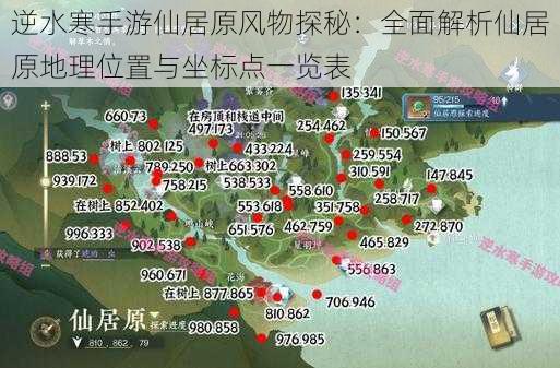 逆水寒手游仙居原风物探秘：全面解析仙居原地理位置与坐标点一览表