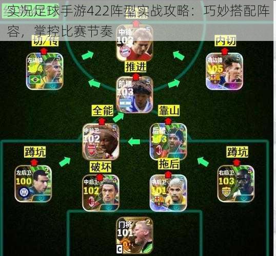 实况足球手游422阵型实战攻略：巧妙搭配阵容，掌控比赛节奏