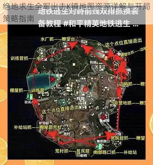 绝地求生全军出击K镇地图资源详解与开局策略指南