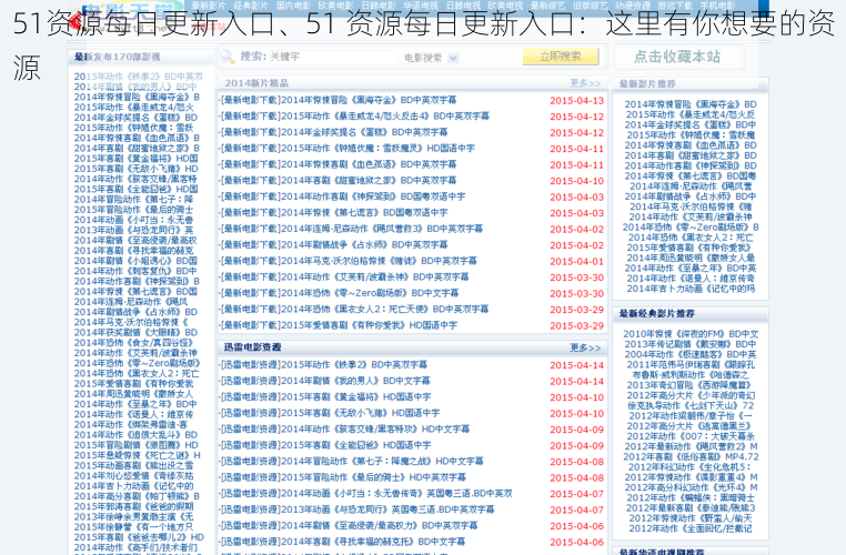 51资源每日更新入口、51 资源每日更新入口：这里有你想要的资源