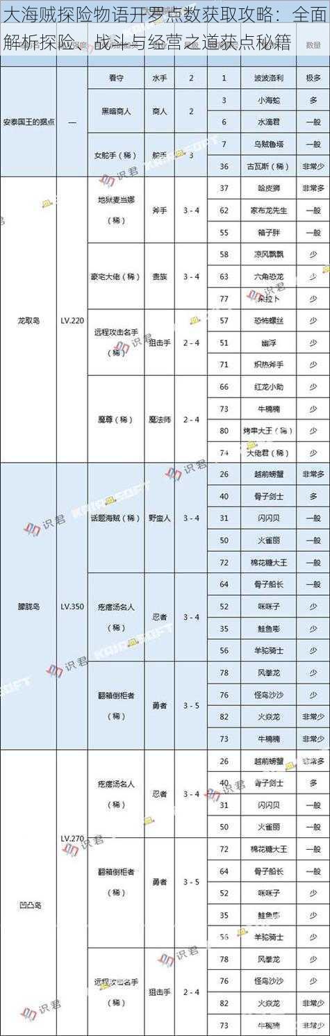 大海贼探险物语开罗点数获取攻略：全面解析探险、战斗与经营之道获点秘籍